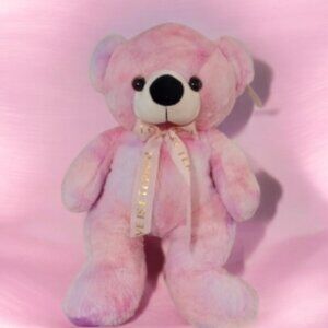 Valentine  Pink and Purple Teddy Bear